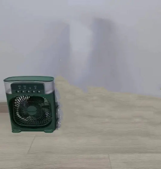 3-in-1 USB Cooling Fan, Humidifier & LED Light